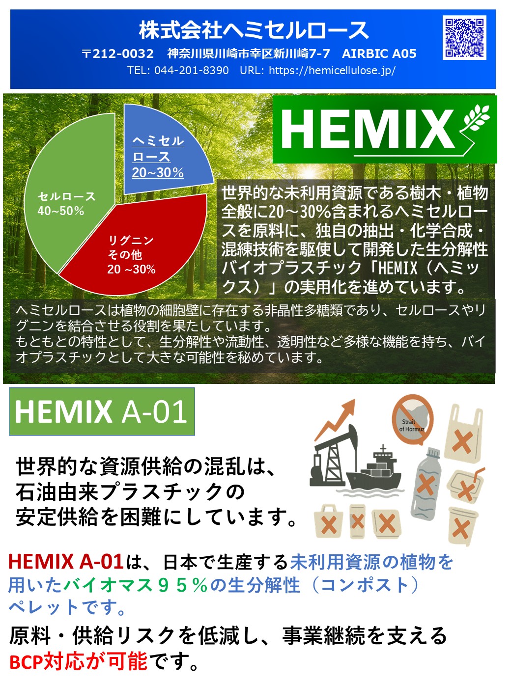 HEMIX 製品チラシ